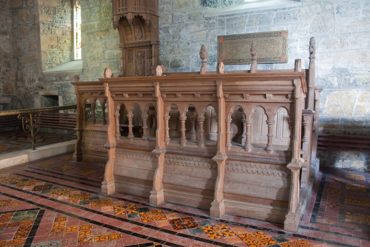 Smoked Oak Choir Stall