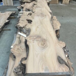 Ex 54x500x2000, Long British Burr Elm Slab *Sanded*